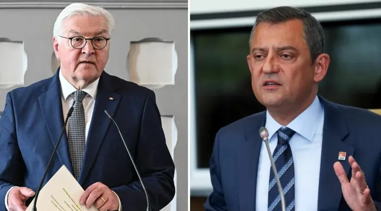 ALMANYA CUMHURBAŞKANI STEINMEIER, ÖZGÜR ÖZEL İLE GÖRÜŞTÜ