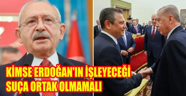 KILIÇDAROĞLU,SARAYLA MÜZAKERE EDİLMEZ