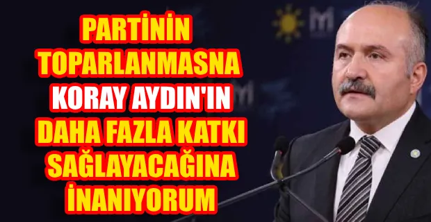 ERHAN USTA, İYİ PARTİ GRUP BAŞKANVEKİLLİĞİ GÖREVİNDEN İSTİFA ETTİ