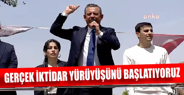 CHP GENEL BAŞKANI ÖZEL GENÇLERE SESLENDİ: 