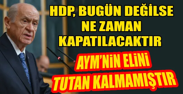 BAHÇELİ, HDP VE DEM PARTİ