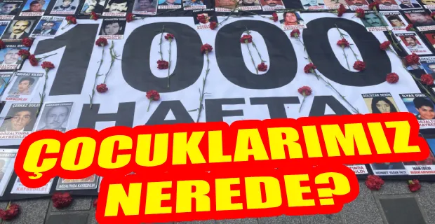 CUMARTESİ ANNELERİ, 1000’İNCİ HAFTADA GALATASARAY MEYDANI’NDA