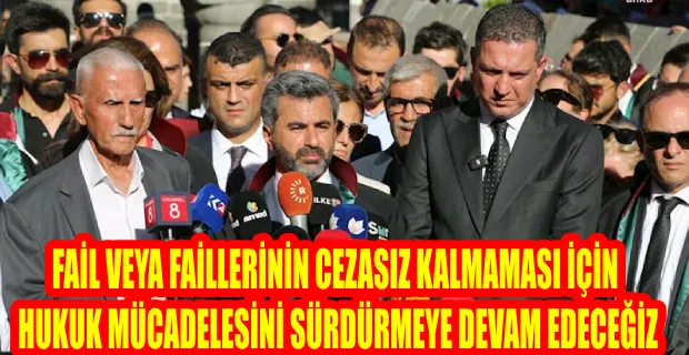 75 baro başkanlığından Tahir Elçi davası açıklaması...