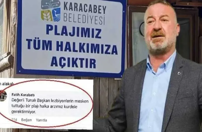 İYİ PARTİLİ BAŞKAN “LEZBİYENLER MESKEN TUTTU” DİYEREK KADINLAR PLAJINI KAPATTI