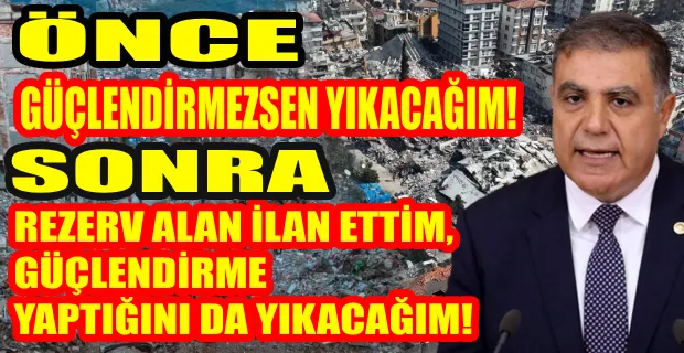 GÜZELMANSUR:DEPREMZEDEYE AKP TERS KÖŞESİ…