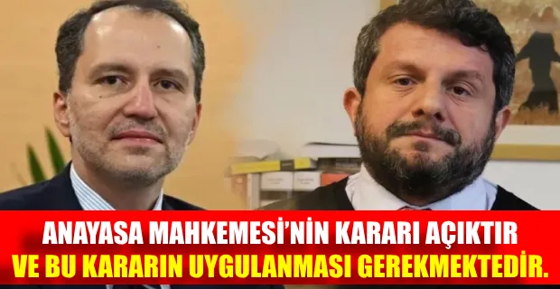 ERBAKAN’DAN ATALAY AÇIKLAMASI