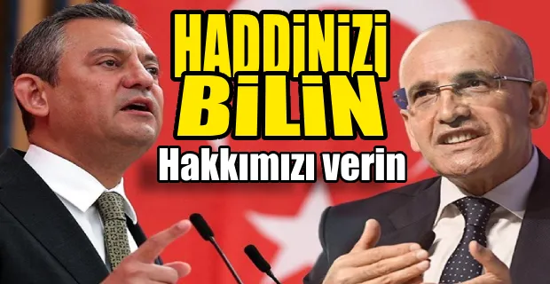 Bakan Şimşek’in ‘asgari ücret’ çıkışına Özgür Özel’den rest