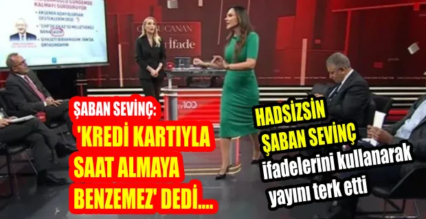 STÜDYODA GERGİN ANLAR... BUKET AYDIN CANLI YAYINI TERK ETTİ