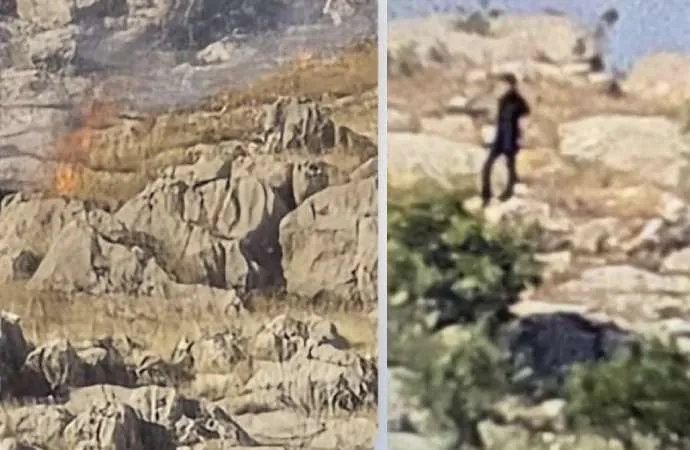 DİYARBAKIR ORMAN MÜDÜRLÜĞÜ MEMURUNU YANGIN ÇIKARTIRKEN YAKALANDI