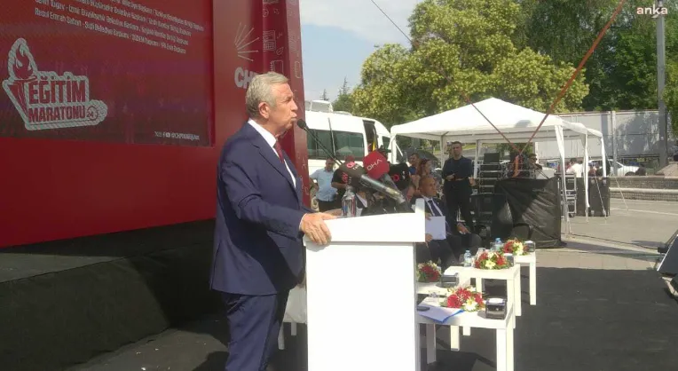 MANSUR YAVAŞ: ÇOCUKLARA KAHVALTI YARDIMIMIZ ENGELLENDİ