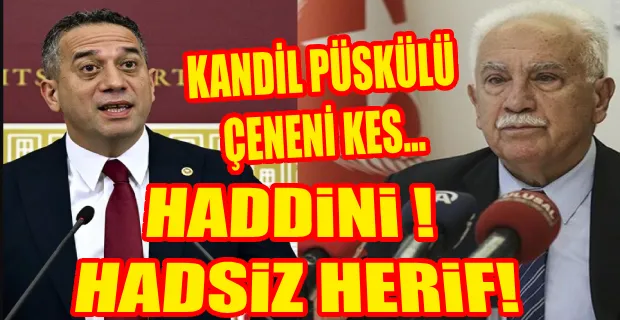 BAŞARIR’DAN, CHP’YE ‘PKK YANDAŞI’ DİYEN PERİNÇEK’E SERT TEPKİ