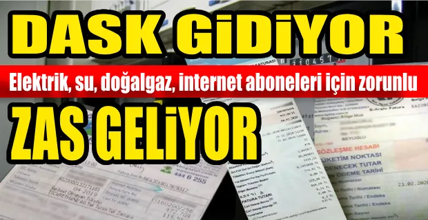TÜM ELEKTRİK, SU, DOĞALGAZ, İNTERNET ABONELERİ İÇİN ARTIK ZORUNLU!