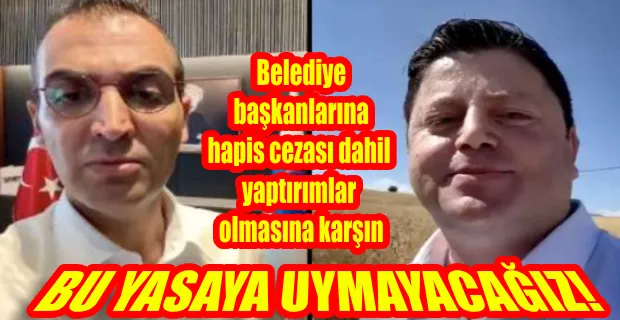 KADIKÖY BELEDİYE BAŞKANI’NDAN KATLİAM YASASINA KARŞI MEYDAN OKUMA BAŞLATAN ŞİŞLİ BELEDİYE BAŞKANI’NA DESTEK