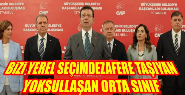 İMAMOĞLU’DAN YEREL SEÇİM ANALİZİ…