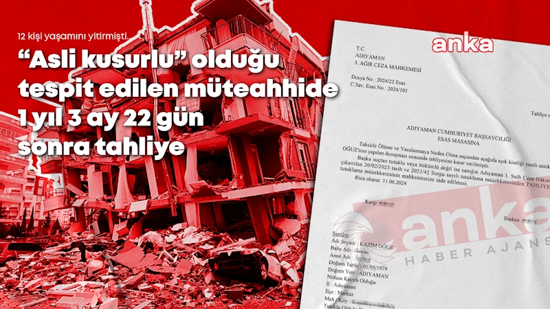 12 kişiye mezar olan Burak Yapı Sitesi raporunda 