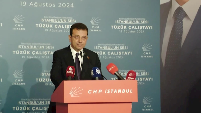 Tüzük Kurultayı Çalıştayı... Ekrem İmamoğlu: “CHP değişecek ve Türkiye de değişecek” 