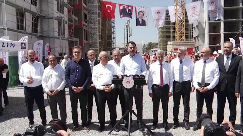Murat Kurum: Yıl sonuna Ebrar Sitesi’ni bitireceğiz...