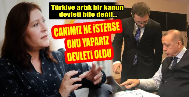 PROF. DR. ŞULE ÖZSOY BOYUNSUZ:HUKUK DEVLETİ KALMADI