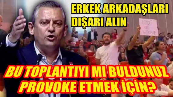 CHP’NİN KADIN KOLLARI KURULTAYI’NDA GERGİNLİK! 