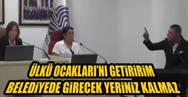 MHP’Lİ MECLİS ÜYESİNDEN CHP’Lİ BAŞKANA TEHDİT