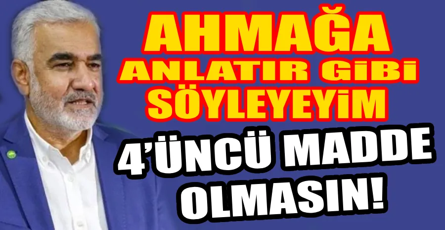 AKP’NİN İTTİFAK ORTAĞI HÜDA PAR ANAYASAYA SAVAŞ AÇTI