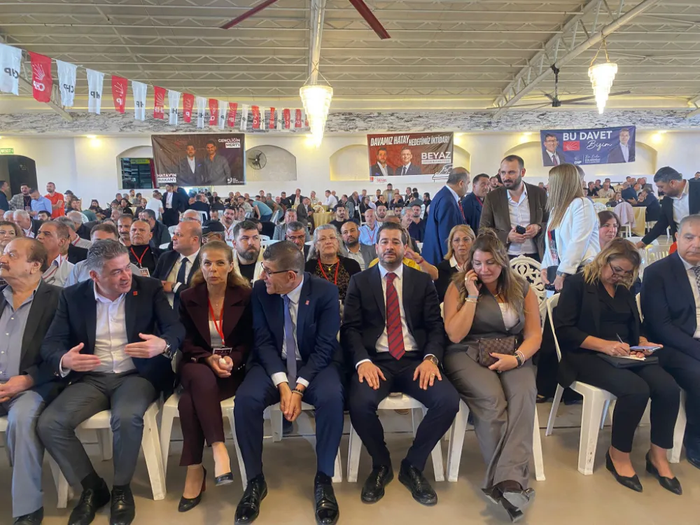 CHP HATAY İL KONGRESİ BAŞLADI: 538 DELEGE SANDIK BAŞINDA