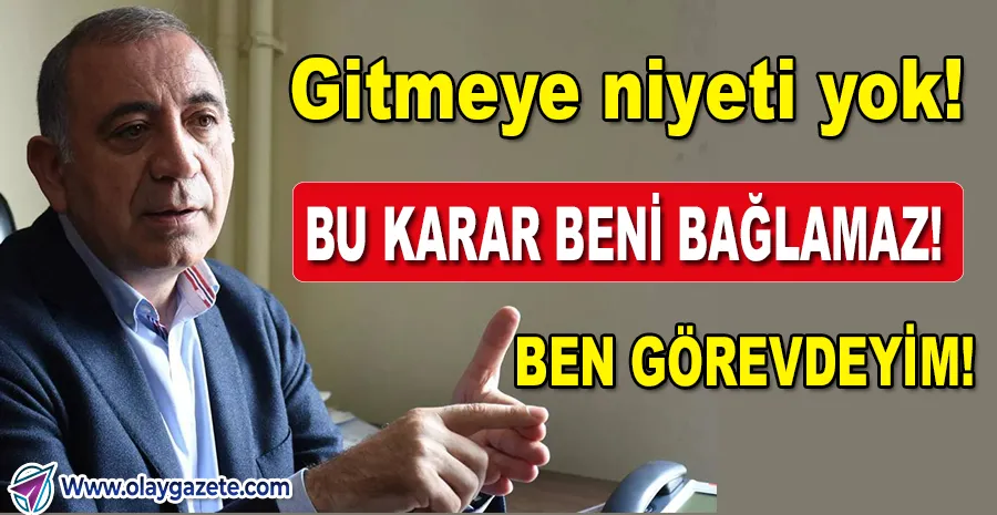 KAYYUM TEKİN:ANKARA KARARIYLA İLGİLENMİYORUM