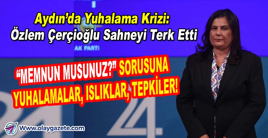 AYDIN’DA ÇERÇİOĞLU KRİZİ: VATANDAŞLAR TEPKİLİ, FESTİVAL GERGİN BİTTİ