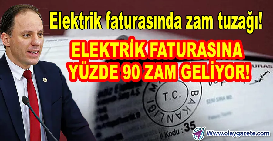 ELEKTRİK ZAMMI DUDAK UÇUKLATTI: %90’A VARAN ARTIŞ KAPIDA!