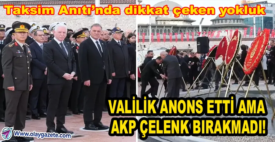 İSMİ OKUNDU, ÇELENGİ GELMEDİ! AKP, 10 KASIM TÖRENİNDE ATATÜRK ANITI’NA ÇELENK BIRAKMADI