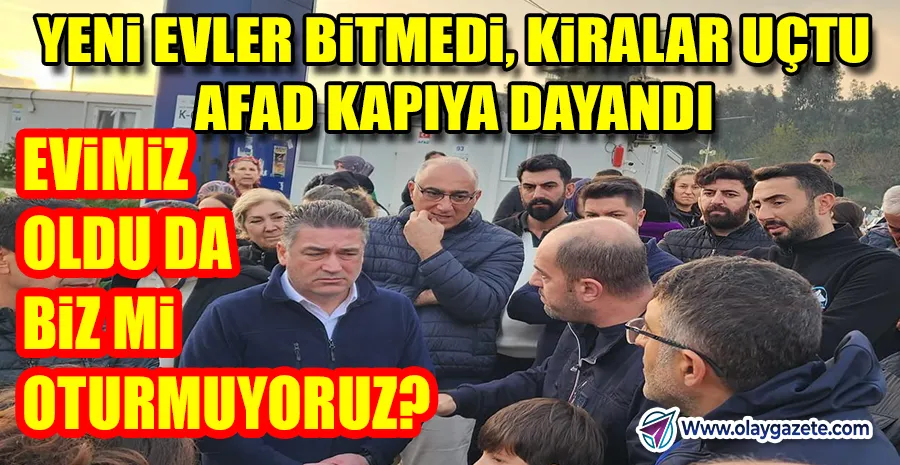 “EVİ YIKILANI YİNE EVSİZ BIRAKTILAR: HATAY’DA KONTEYNER KENTTE TAHLİYE KRİZİ!”