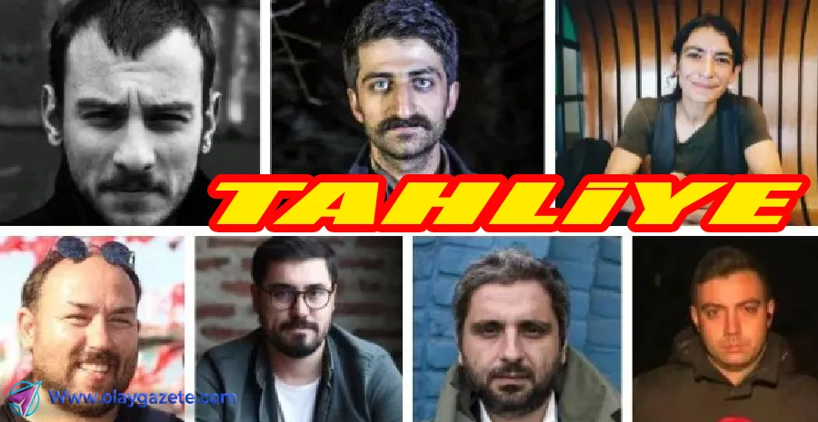 SEKİZ GAZETECİ HAKKINDA TAHLİYE KARARI!