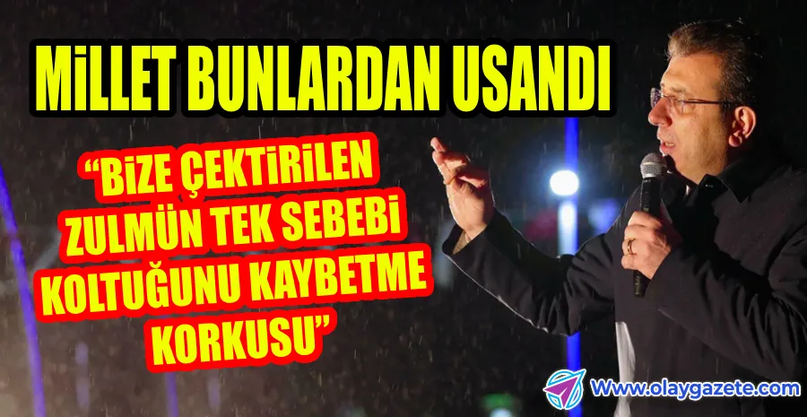 İMAMOĞLU;HUKUKSUZ UYGULAMA ASLINDA BEYKOZ HALKINA YAPILIYOR 