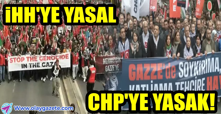 FİLİSTİN MİTİNGİ CHP