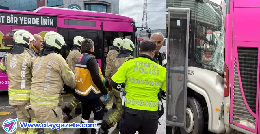 BEYLİKDÜZÜ’NDE METROBÜSLER ÇARPIŞTI: ÖLÜ VE YARALILAR VAR