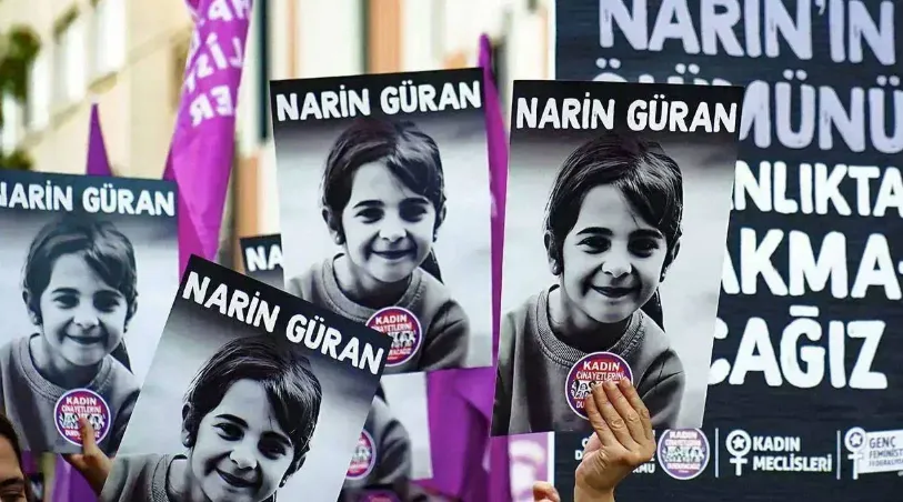 NARİN GÜRAN CİNAYETİ DAVASININ DÖRDÜNCÜ DURUŞMASINDA 15 SANIĞA CEZA VERİLDİ