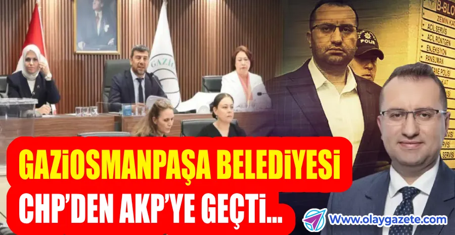 GAZİOSMANPAŞA BELEDİYE BAŞKANI BAHÇETEPE TUTUKLANDIKTAN SONRA BELEDİYE AKP