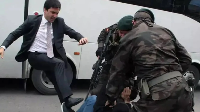 MADENCİ YAKININI TEKMELEYEN YUSUF YERKEL