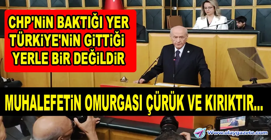   DEVLET BAHÇELİ, 5 AY SONRA GRUP TOPLANTISINDA KONUŞTU