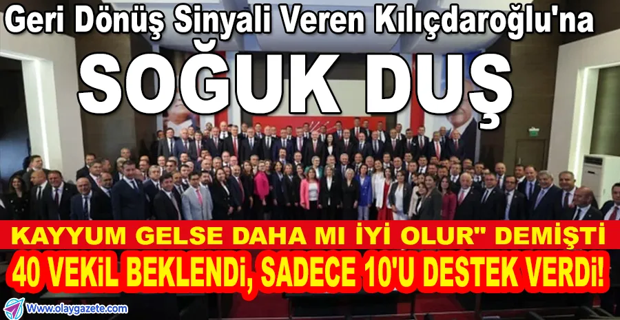 KILIÇDAROĞLU’NA VEKİL DESTEĞİ BEKLENENDEN ÇOK AZ