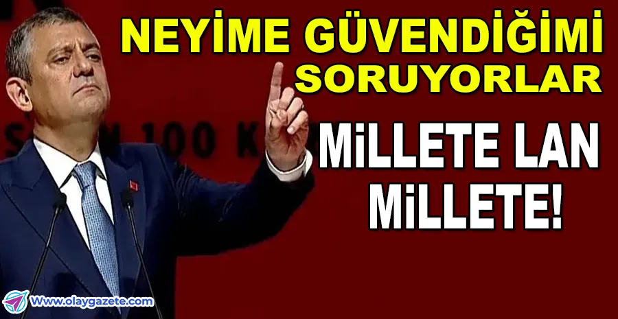 ‘100 KARASI’ TOPLANTISINDA ÖZGÜR ÖZEL ATEŞ PÜSKÜRDÜ