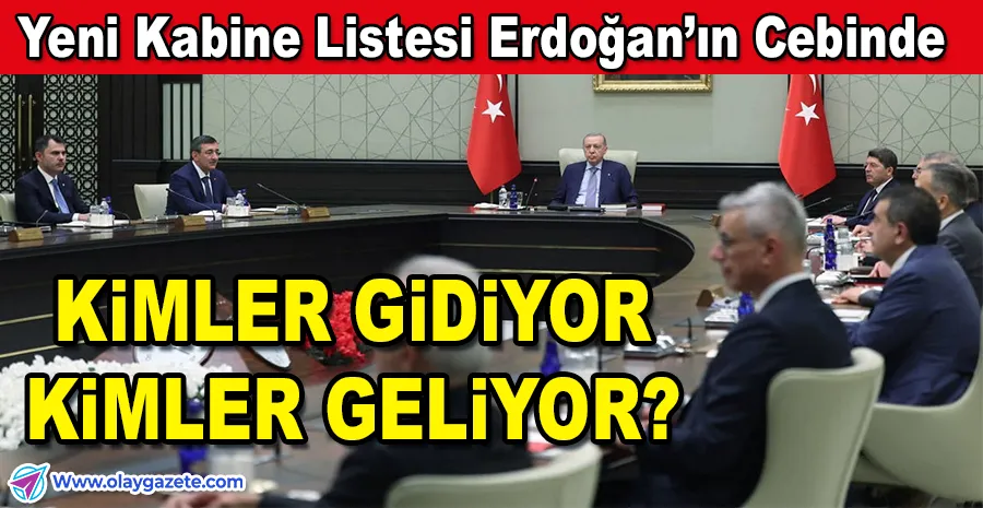  “KABİNE DEĞİŞİKLİĞİ İDDİASI: ERDOĞAN’DAN VEDA YEMEĞİ SİNYALİ”