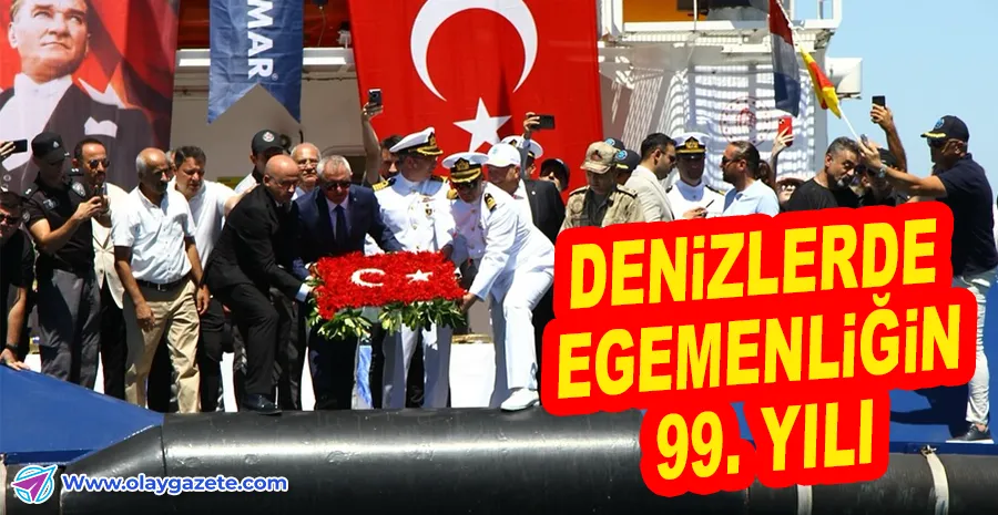 İSKENDERUN’DA 1 TEMMUZ KUTLAMASI: ŞEHİTLER İÇİN MAVİ SULARA ÇELENK