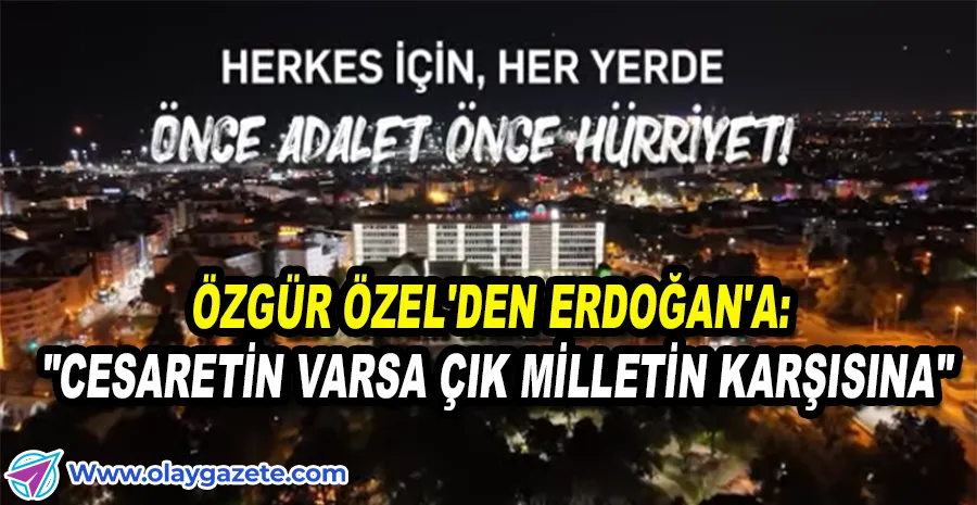 CUMHURBAŞKANLIĞI ADAY OFİSİ AÇILDI: “BU OFİS MİLLETİN OFİSİDİR!