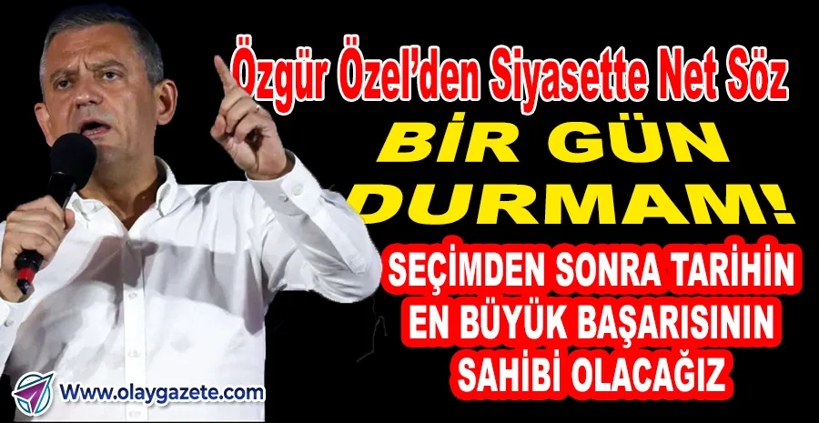 ÖZEL: İMAMOĞLU ADAY OLMAZSA BEN DE ADAY DEĞİLİM