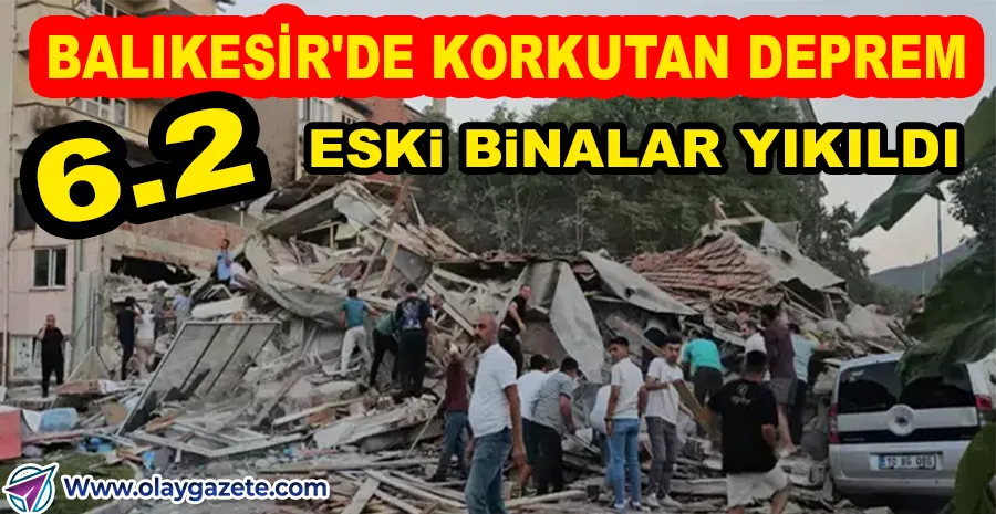 BALIKESİR’DE ŞİDDETLİ DEPREM!
