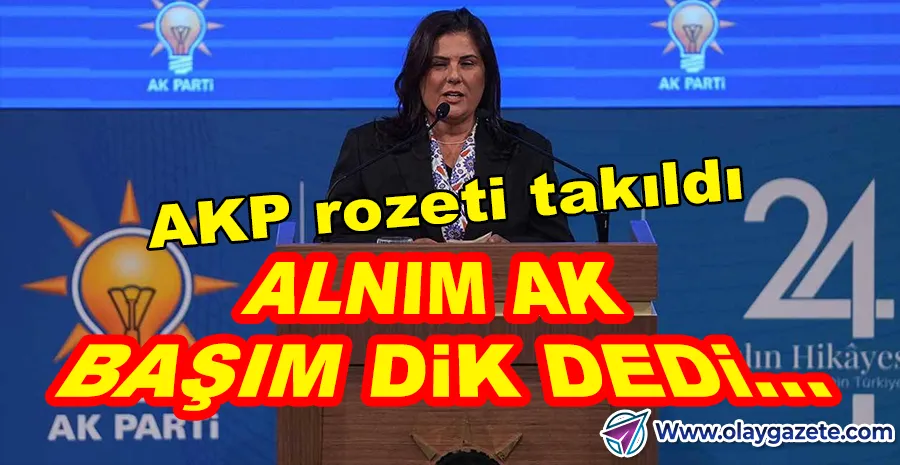 AYDIN’DA YENİ DÖNEM: ÇERÇİOĞLU AKP ROZETİ TAKTI