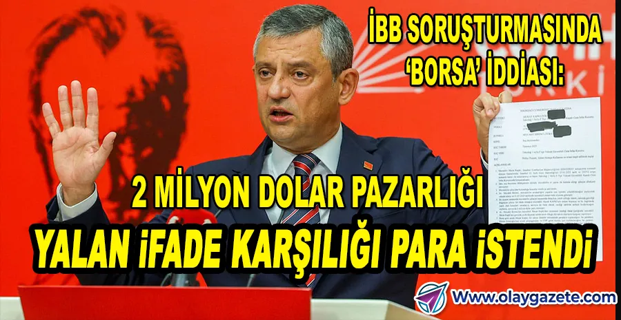 ÖZGÜR ÖZEL’DEN AKP’YE KURULUŞ YILDÖNÜMÜ DOSYASI: BELGE PAYLAŞTI