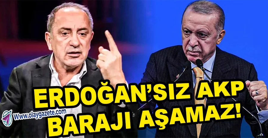 FATİH ALTAYLI “YOLSUZLUKLARA RAĞMEN İKİNCİ PARTİ OLMASININ SEBEBİ ERDOĞAN”
