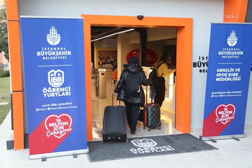 İBB YURTLARINA BAŞVURULAR BAŞLADI: BU YIL KAPASİTE 6 BİN 232’YE YÜKSELDİ